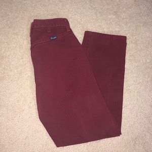 Vintage Wrangler Jeans HighWaistd Bootcut-Burgundy